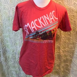 Mackinac island vintage style T-shirt size medium